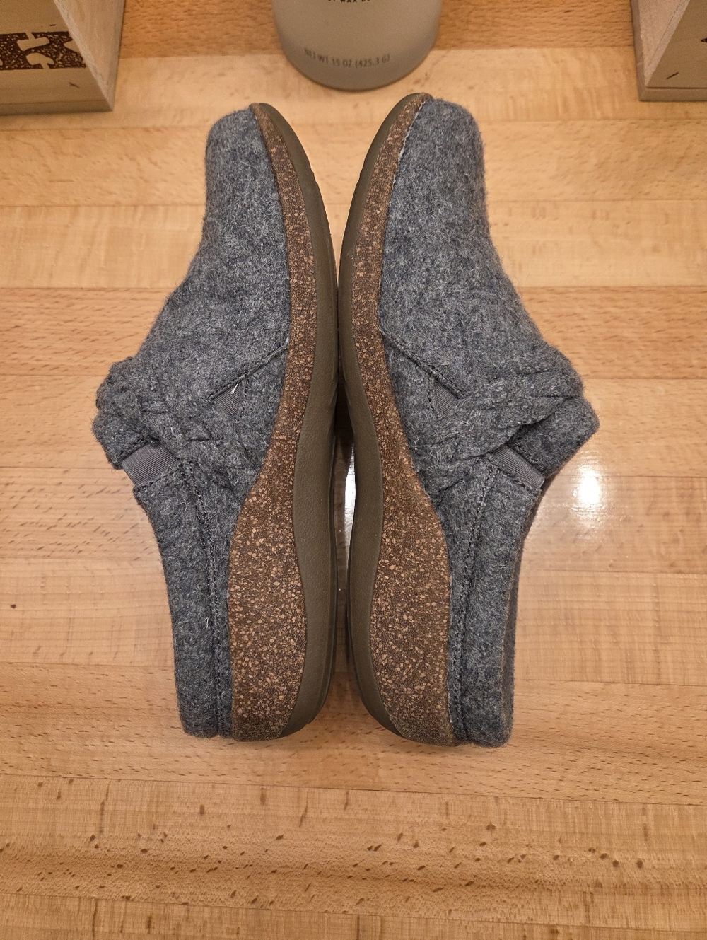 Aetrex Women's Libby Wool Clogs Comfort Shoes Gray Size 7 - Picture 6 of 9